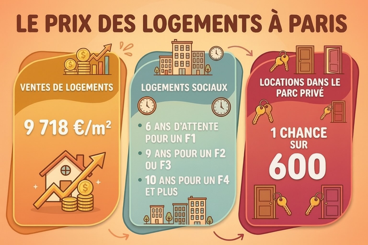 Les prix des logements